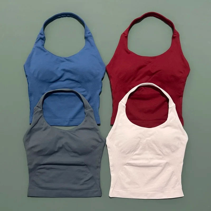Histello Longline Strappy Yoga Tank